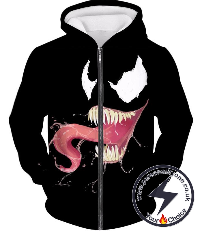 Deadly Venom Black Zip Up Hoodie